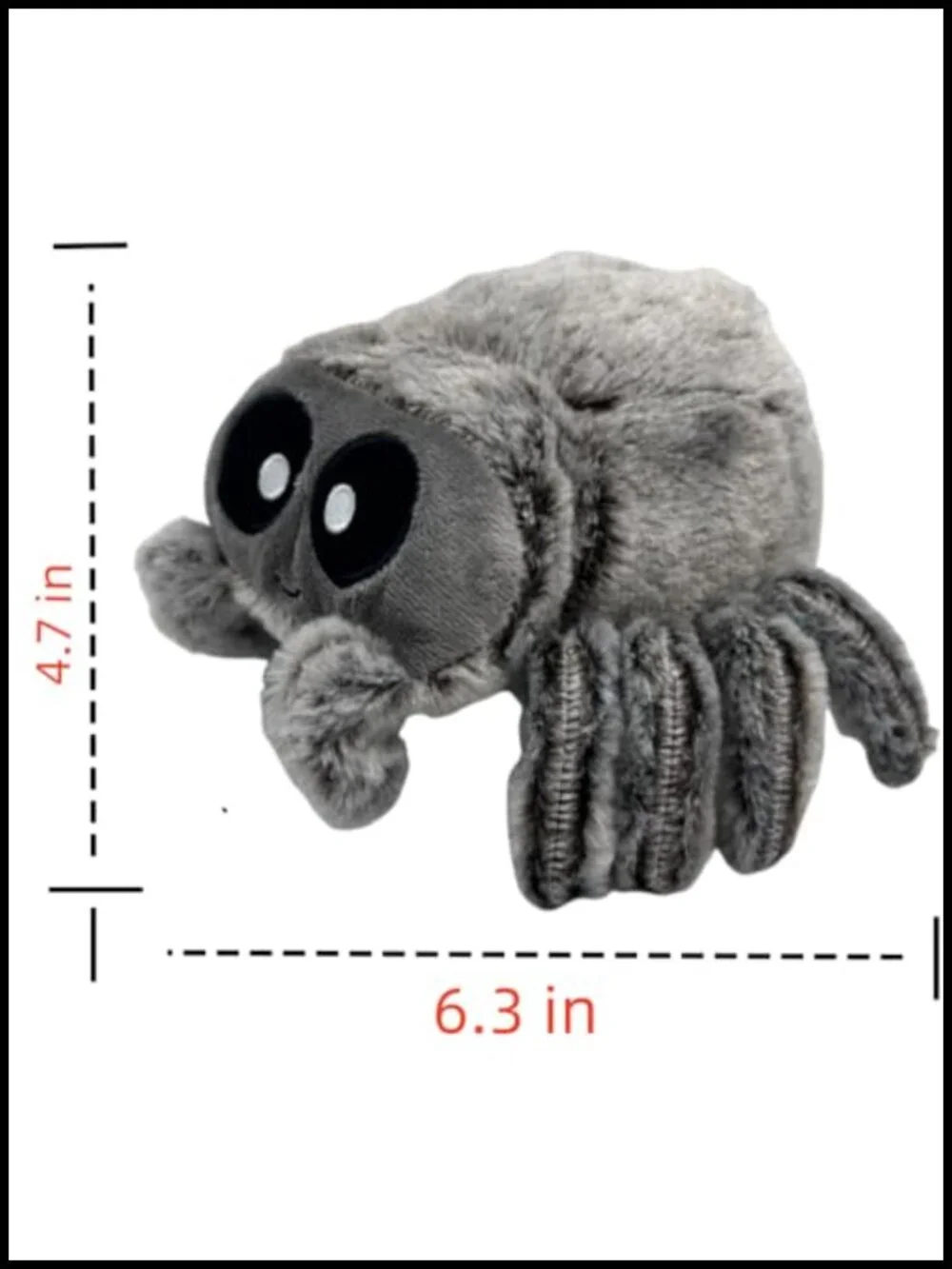Soft Cuddly Spider Plush Doll, Stuffed Animal Toy for Kids, Halloween Christmas